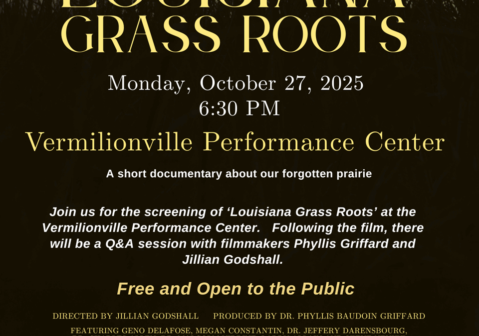 Les Vues October — Louisiana Grass Roots